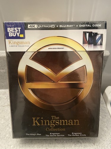 The Kingsman Collection STEELBOOK (4K, Blu Ray & Digital) Best Buy Exclusive OOP