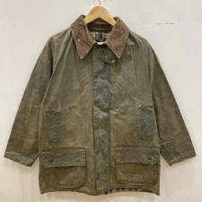 Vintage Barbour Beaufort Wax Jacket Men’s Medium C40 Green Made In England 