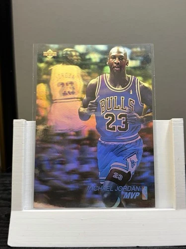 Upper Deck 1991-92 Award Winners Michael Jordan MVP AW4 HOLOGRAM Card Bulls