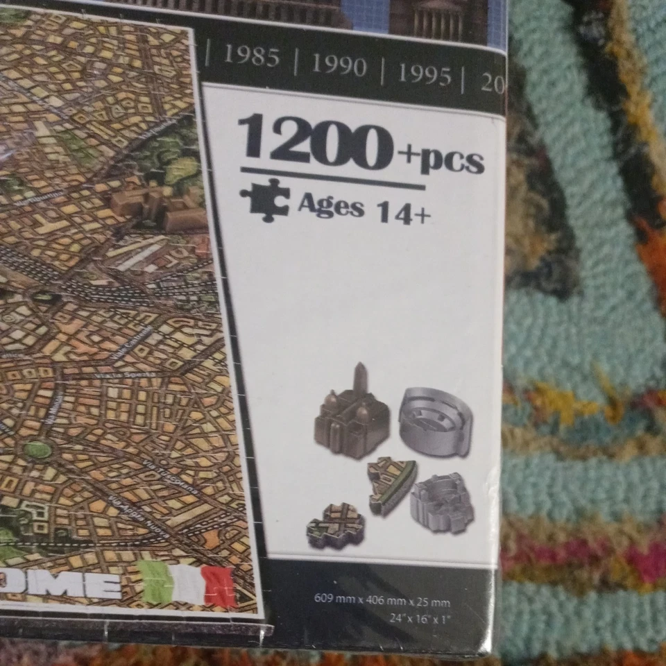 Rome 4D Cityscape Time Puzzle Vatican City 1200 pieces BRAND NEW WRAPPED - Image 4 of 4