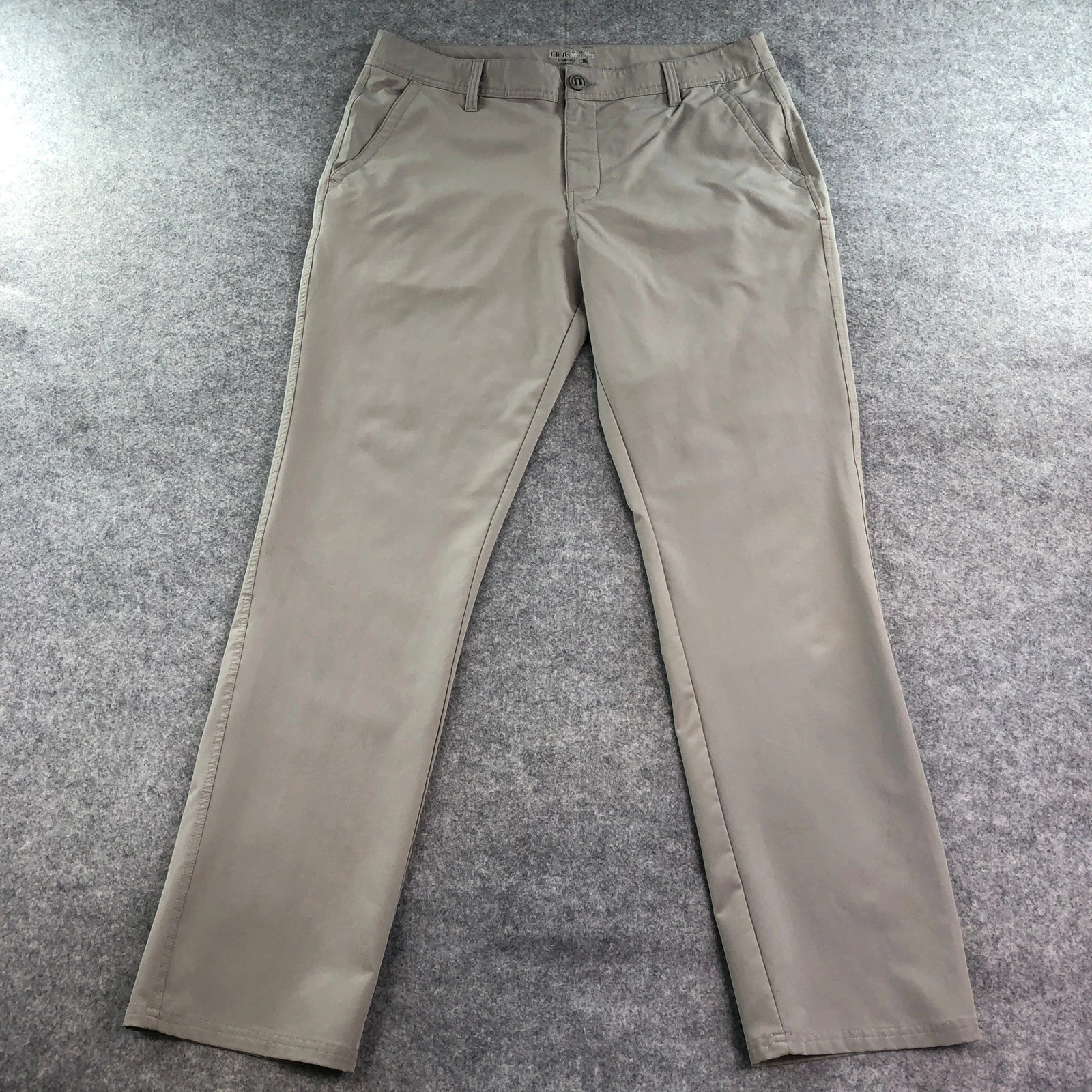 Huk Performance Fishing Mens Pants 36x33 Khaki Polyester Outdoor