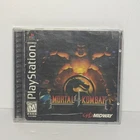 Mortal Kombat 4 (PS1) - Black Label - Complete CIB + Reg Card - Playstation