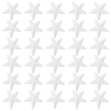 30 PCS Foam Five-pointed Star Decoration Christmas Figurines DIY Wedding