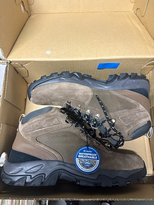 Columbia Newton Ridge Plus II Suede Waterproof WP Wide Men s Hiking Boots 11
