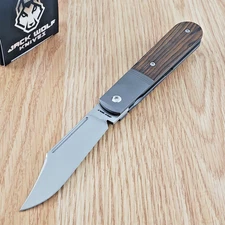 Jack Wolf Knives Primo Jack Folding Knife 3.25" S90V Steel Blade Rosewood Handle