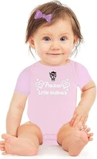 Two Feet Ahead Infant Newborn Bodysuit Creeper Pink NC State  0-3 Months