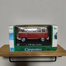 Vw Bus Samba 1/43 Mini Car Red/Cream