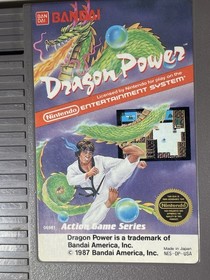 DRAGON POWER (Dragon Ball) 1987 Nintendo NES Authentic Cartridge Only Tested