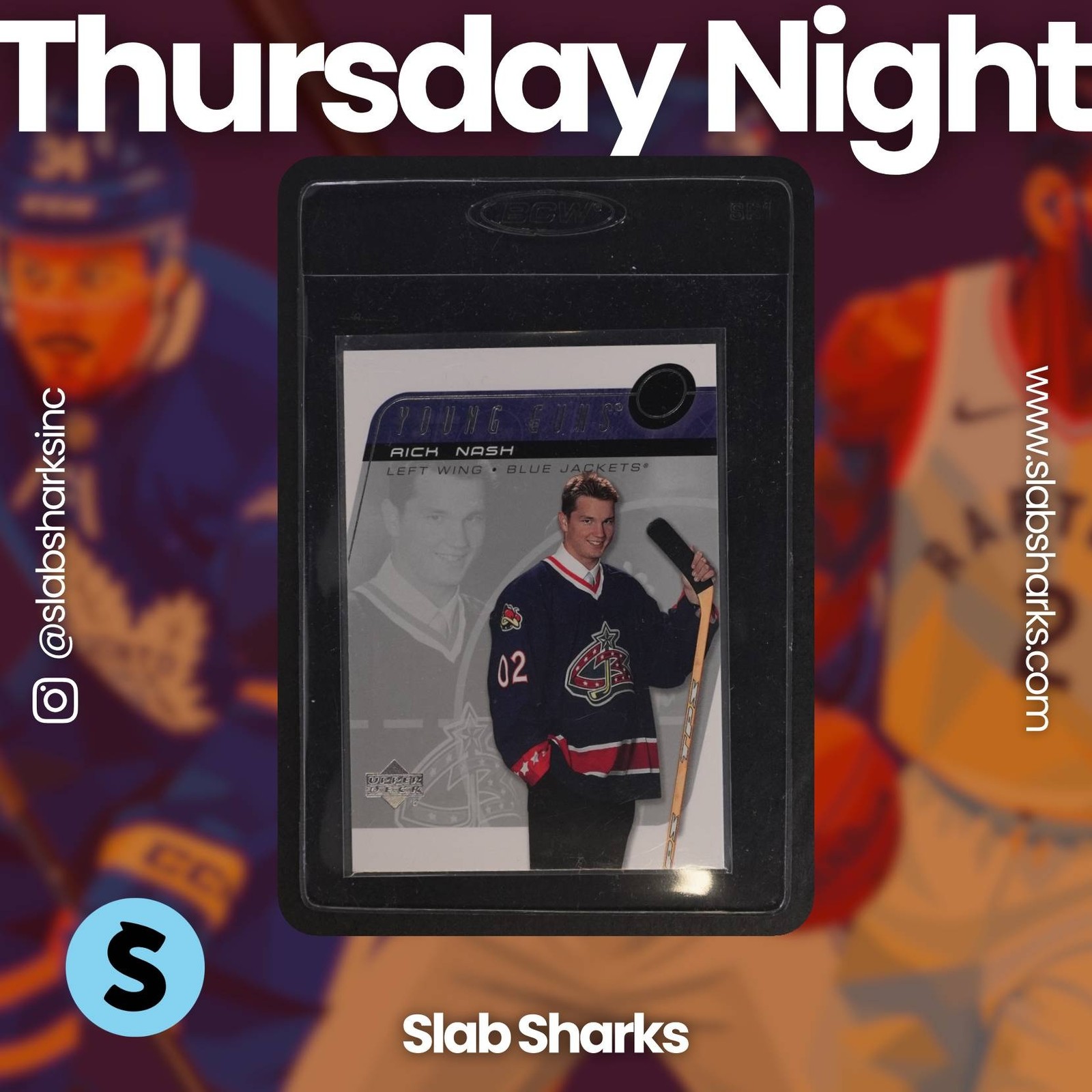 2002 UPPER DECK #232 RICK NASH YOUNG GUNS RC ROOKIE