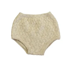 Quincy Mae Knit Bloomer Bottoms Shell Color Toddler 12-18 Months
