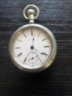 RARE Antique 1907 NICKEL ELGIN 15 JEWELS Open Face Pocket Watch
