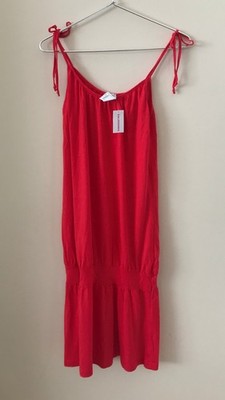NWT New Calzedonia red beach dress. Size S-M