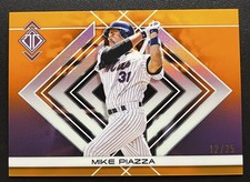 2025 Topps Transcendent Mike Piazza Orange Refractor /25 Mets