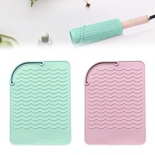 1x Heat Resistant Silicone Mat for Curling Iron Flat Irons and Hair Straightener