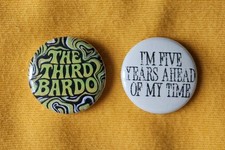 The Third Bardo (garage / psych / 60s) two 25mm button badges. Free UK postage!