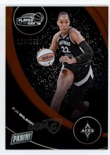 2025 Panini WNBA Player of the Day Orange 184/199 A'ja Wilson #7 1w4h