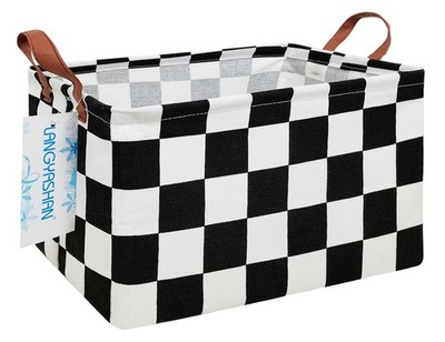 LANGYASHAN Rectangular Storage Bin Collapse Large (Pack of 1), Rec-Football