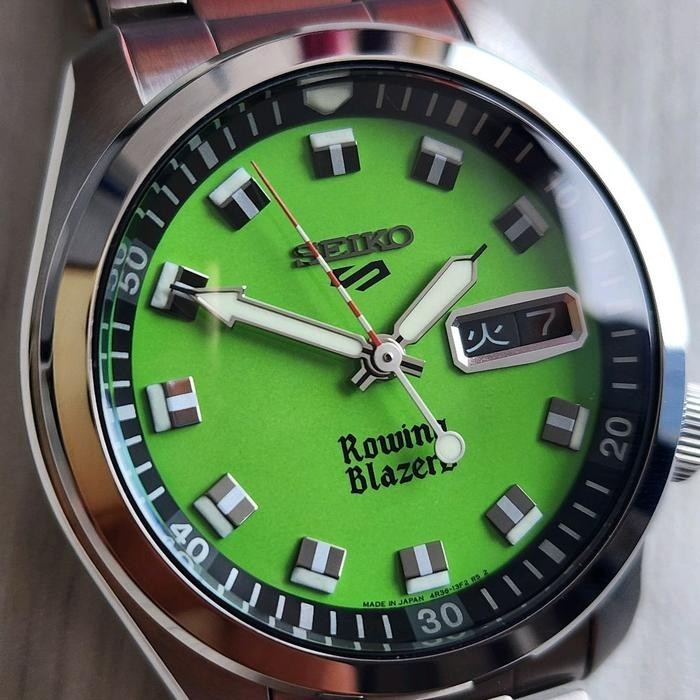 Rare Seiko 5 Sports x Rowing Blazers SRPJ59 Automatic Green Dial
