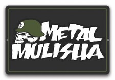 METAL MULISHA 12"x18" Metal Sign Garage Man Cave Dirt Bike Motorcycle Racing