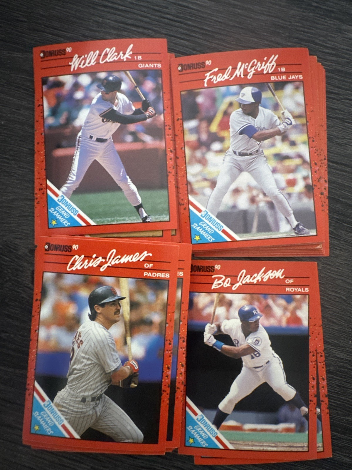 1990 Donruss Baseball Grand Slammers Complete Set Cards Choose From List Near Mint  