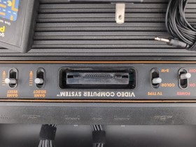 Atari 2600 Video Computer System (Woodgrain 4-Switch) - Working