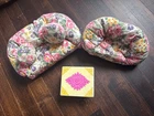 VTG 1994 TOYMAX PLUSH DOLLHOUSE FURNITURE COUCH LOVESEAT CHAIR FOR BARBIE Floral