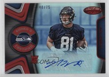 2016 Certified Signed and Mirror Red 40/75 Nick Vannett #SC-NV Auto 0a1