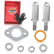 GY6 Exhaust Bolt Nuts Gasket for 50cc 70cc 90cc 110cc 125cc 150cc Scooters