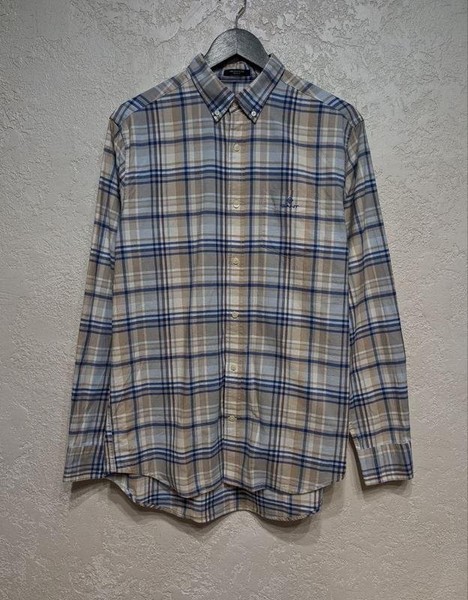 Men Gant Shirt Beige Cotton 38 / M / 46 #7YAT