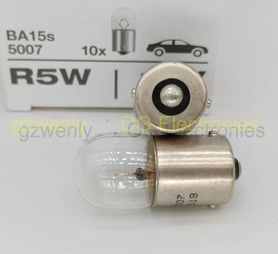 2pcs OSRAM R5W 12V5W 5007 BA15s standard car plate light bulb taillight lamp