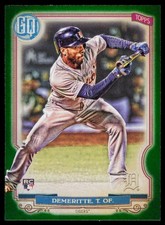 2020 Topps Gypsy Queen Travis Demeritte 297 Green RC Detroit Tigers