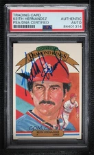 PSA/DNA 1983 Donruss Keith Hernandez #20 PSA/DNA Authentic Card & Auto 7ut