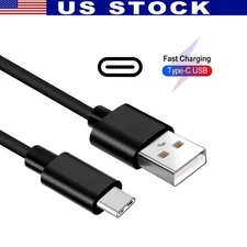 USB-C to USB-A Fast Charger Cord 1-Pack Black 3.3FT USB to USB C Charging Cable