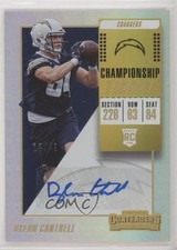 2018 Panini Contenders Rookie Championship Ticket 19/49 Dylan Cantrell Auto nd3
