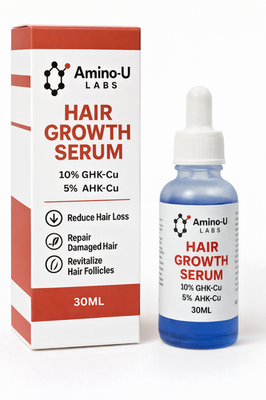 Copper Peptide 10% GHK-CU, 5% AHK-CU with Oligopeptide-1 Hair Treatment  Serum