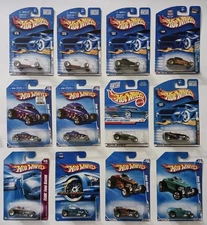Lot of 12 2000-2010 Hot Wheels Various Style Models Sooo Fast  Deuce Roadster
