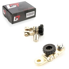 2x Autobatterie Isolator Trennklemme mit Rundknopf schwarz f&uuml;r SUBARU