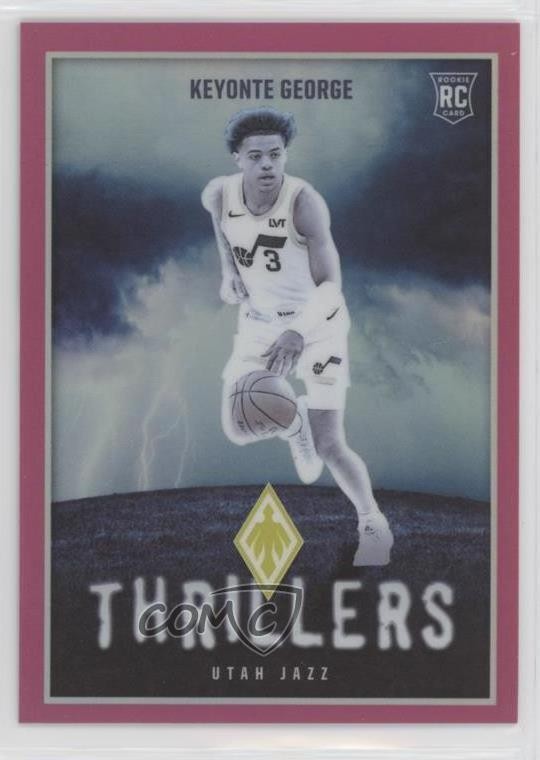 2023-24 Panini Phoenix Thrillers Pink 46/99 Keyonte George #1 2oz