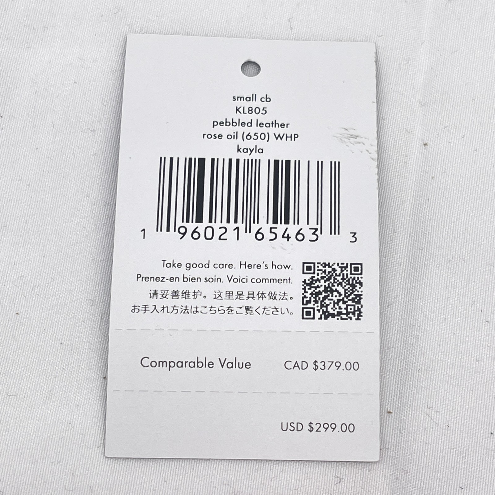 Kate Spade Womens Kayla Small Crossbody Bag Pebble Leather KL805 Rose Oil thumbnail 16