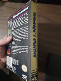 NOBUNAGA'S AMBITION Nintendo NES Complete CIB 