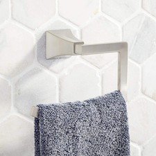 Signature Hardware SHVLTRZBN Towel Ring,Brushed Nickel NEW