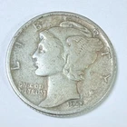 1935 LIBERTY MERCURY 90% SILVER DIME CIRCULATED COIN #5322