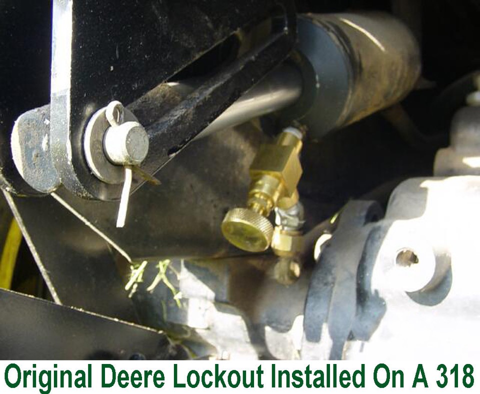 Correct Lockout Lock Out Valve for John Deere 316 318 322 332 330 ...