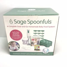 Homemade Baby Food Making System Sage Spoonfuls Model# LW-3303A BPA-Free