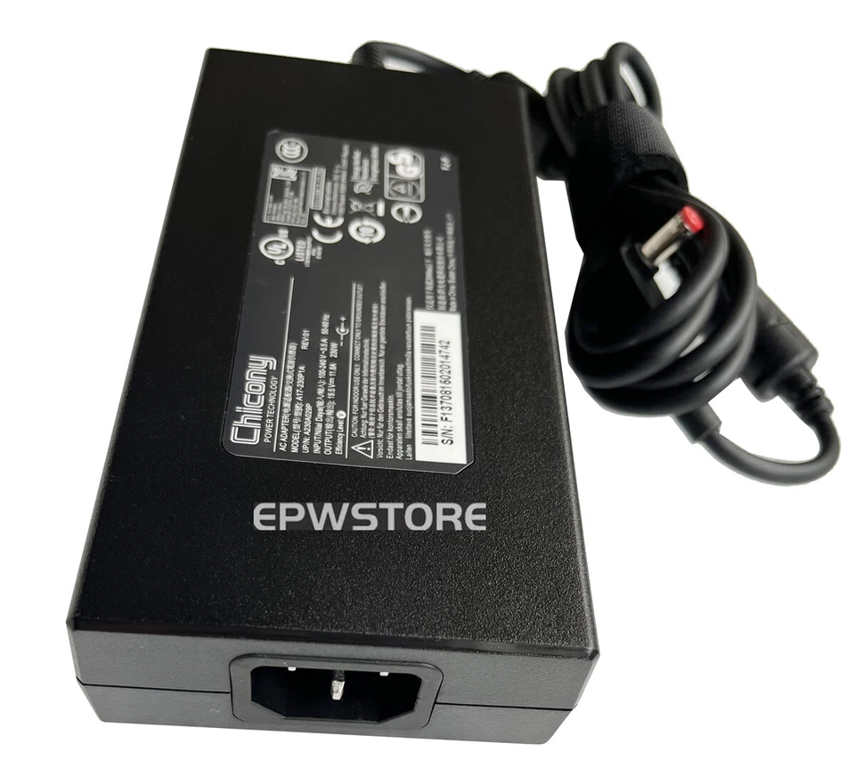 Chicony 19.5V 11.8A 230W AC Adapter Charger For Acer Nitro 5 AN515-58-725A 5.5mm - Image 2 of 4