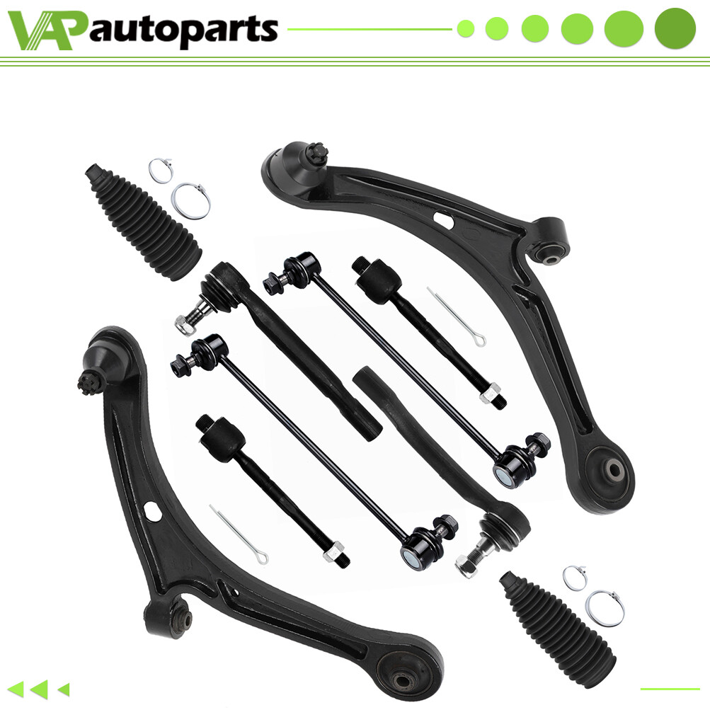 Front Control Arm w Ball Joints Tie Rod End Sway Bar End Link For 2006