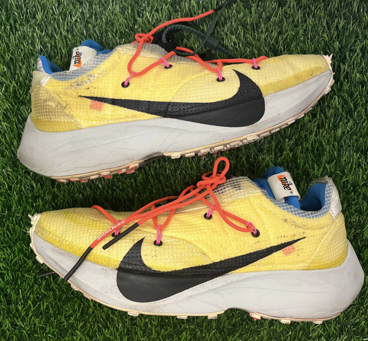 Nike Off-White Vapor Street Tour Yellow Wmns Size 15.5/M14