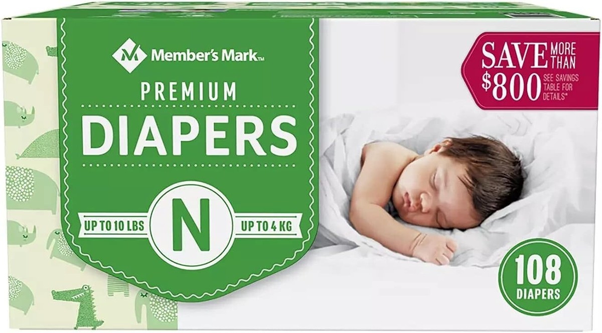 Mark Premium Fragrance Members Mark Unscented Baby Wipes Member&