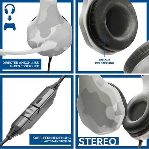 Speedlink RAIDOR Stereo Gaming Headset Gamer Kopfhörer Boom Mikrofon PC Konsole - Bild 5 von 6