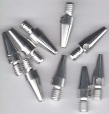 .75in. 2ba Silver Aluminum Dart Shafts: 3 per set